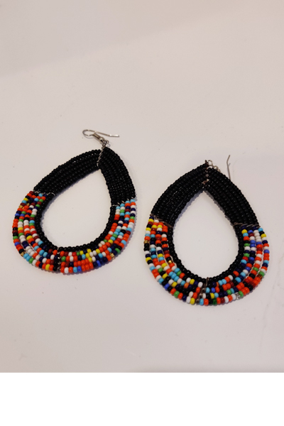 Masai bead earrings