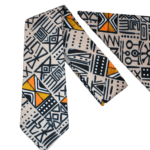 Wax print neck ties, Ankara ties